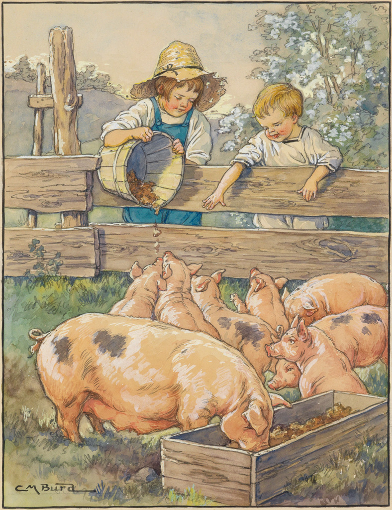 CLARA MILLER BURD. How many little pigs do you count?